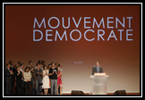 Lancement par Bayrou du MoDem au Zenith