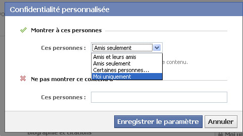 Désactivation de Facebook Places étape 4