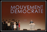 Lancement par Bayrou du MoDem au Zenith